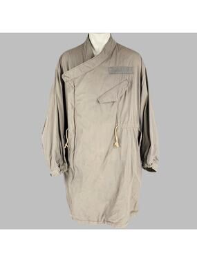 VISVIM Size S -Chamdo Fishtail Parka- Grey Cotton Parka Coat